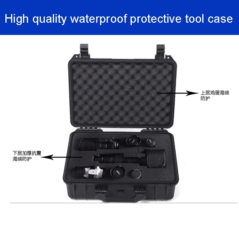 Waterproof tool case camera box Studio photography box 208*144*92mm Protective suitcase Instrument box with pre-cut foam 5022
Waterproof tool case camera box Studio photography box 208*144*92mm Protective suitcase Instrument box with pre-cut foam 5022