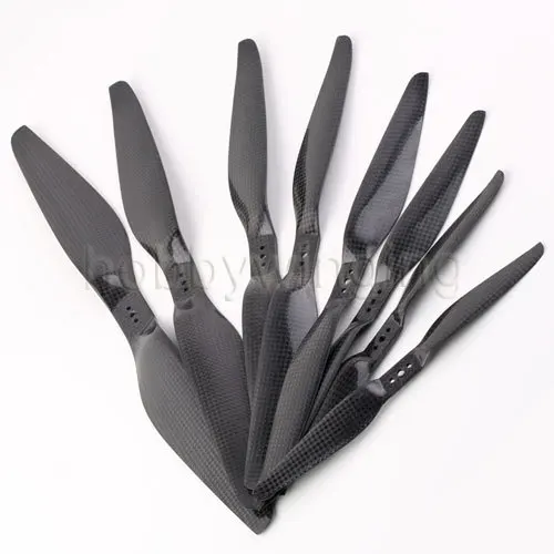 2 Pairs T-Series High-end 8055/9055/1055/1155/1255/1355/1455/1555 Carbon Fiber Propeller CF Prop CW/CCW for Multi Quadcopter
2 Pairs T-Series High-end 8055/9055/1055/1155/1255/1355/1455/1555 Carbon Fiber Propeller CF Prop CW/CCW for Multi Quadcopter