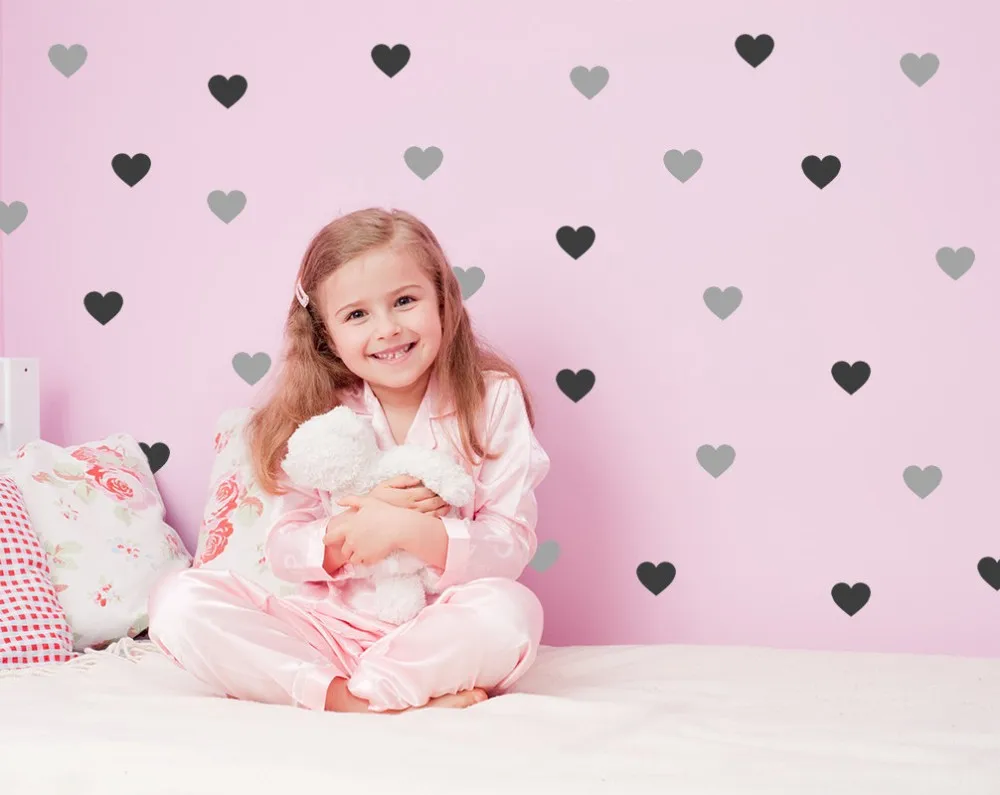 72pcs/set Little Hearts Wall Stickers For Kids Room Removable Wall Decals home decoration art Baby Wall Decals Mural D402
72pcs/set Little Hearts Wall Stickers For Kids Room Removable Wall Decals home decoration art Baby Wall Decals Mural D402