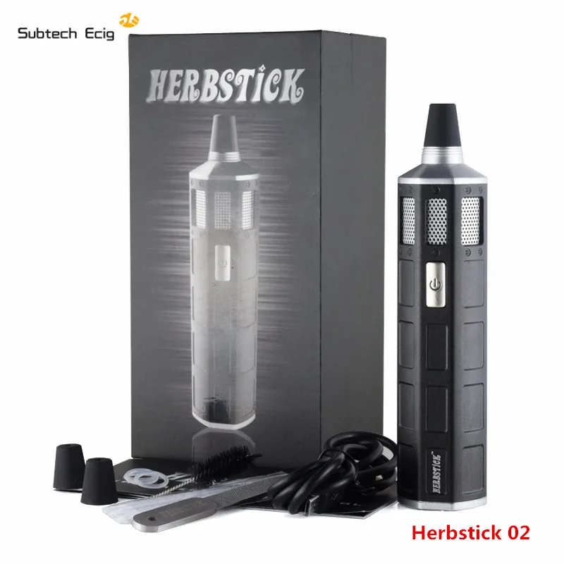 Electronic cigarette Herbstick O2 Herbal Vaporizer 0.5-1.0 ohm 2200mah battery Variable temperature dry herb e cigarette Kit
Electronic cigarette Herbstick O2 Herbal Vaporizer 0.5-1.0 ohm 2200mah battery Variable temperature dry herb e cigarette Kit
