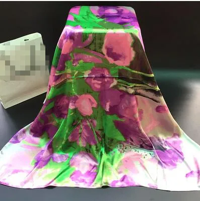 Women's luxury big silk scarf lady's summer sunscreen shawl girls flower print satin scarf pashmina 90*90cm TB139 
Women's luxury big silk scarf lady's summer sunscreen shawl girls flower print satin scarf pashmina 90*90cm TB139