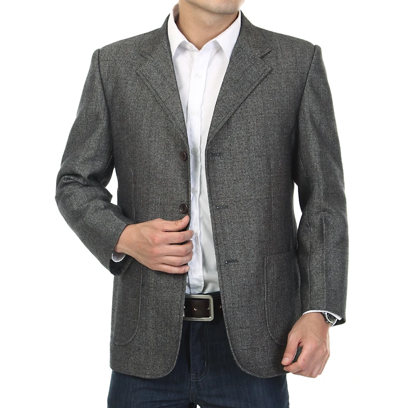 Male casual suit male three button suits mens blazer masculino jaqueta autumn quinquagenarian men's single-breasted clothing
Male casual suit male three button suits mens blazer masculino jaqueta autumn quinquagenarian men's single-breasted clothing