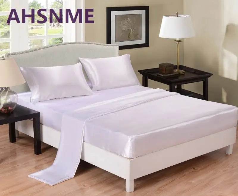 AHSNME 3/4PCS Black Gray White Silk Bedding Set Bedlinen Luxury bedclothes King Queen Full (Bed Mattress+ pillowcase+Sheets)
AHSNME 3/4PCS Black Gray White Silk Bedding Set Bedlinen Luxury bedclothes King Queen Full (Bed Mattress+ pillowcase+Sheets)