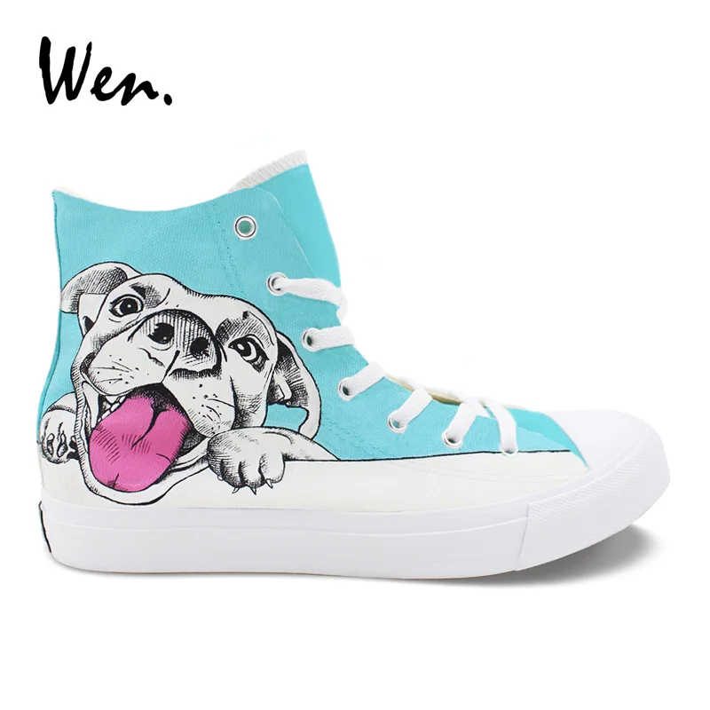 Wen Design Canvas Hand Painted Shoes Cute Pug Dog with Diving Goggle Swimming Pool Played High Top Flats Unisex Casual Sneakers
Wen Design Canvas Hand Painted Shoes Cute Pug Dog with Diving Goggle Swimming Pool Played High Top Flats Unisex Casual Sneakers
