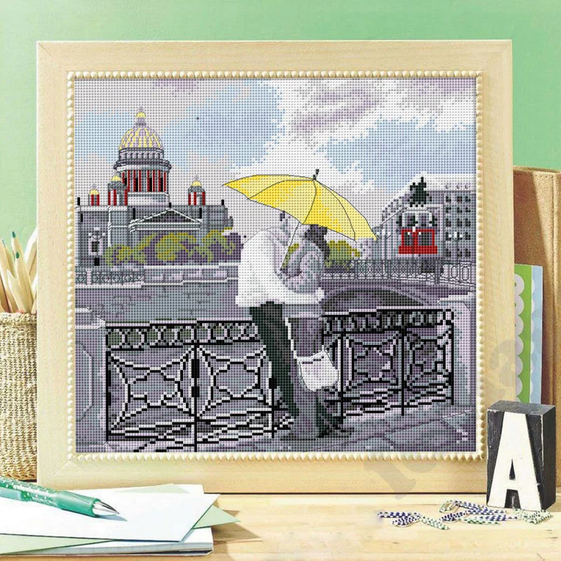 Romantic St Petersburg cross stitch kit DMC brand thread animal dog count canvas fabric embroidery handmade needlework
Romantic St Petersburg cross stitch kit DMC brand thread animal dog count canvas fabric embroidery handmade needlework