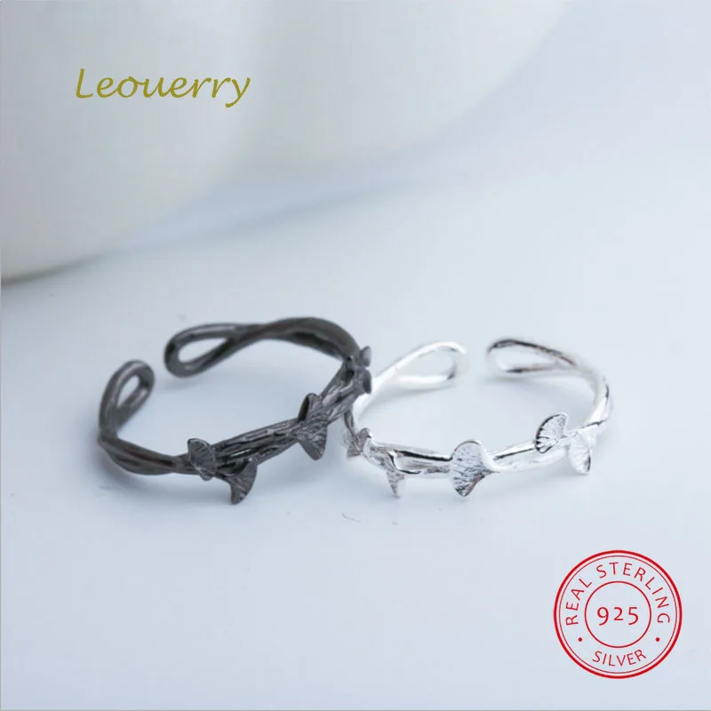 Leouerry 925 Sterling Ginkgo Leaf Open Rings Delicate Women Wedding Chic Rings Girl Best Friend Silver Ring Gift
Leouerry 925 Sterling Ginkgo Leaf Open Rings Delicate Women Wedding Chic Rings Girl Best Friend Silver Ring Gift