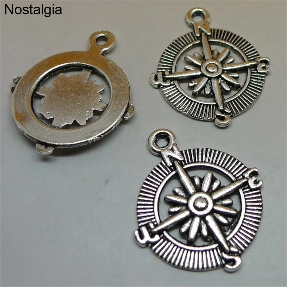 Nostalgia 5Pcs Compass Charm Necklaces Sea Ocean Nautical Jewelry For Sailor Pendants 29*25mm
Nostalgia 5Pcs Compass Charm Necklaces Sea Ocean Nautical Jewelry For Sailor Pendants 29*25mm