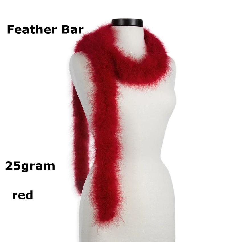 MFeathers 5pcs/lot 25gram Red color turkey Marabou Feather Boa For Party Creative Fancy Party Decoration 2meter long per pc lace
MFeathers 5pcs/lot 25gram Red color turkey Marabou Feather Boa For Party Creative Fancy Party Decoration 2meter long per pc lace