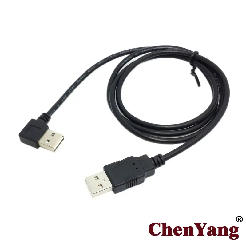 Chenyang 100cm Reversible Design Left & Right Angled 90 Degree USB 2.0 Male to Male Data Cable
Chenyang 100cm Reversible Design Left & Right Angled 90 Degree USB 2.0 Male to Male Data Cable