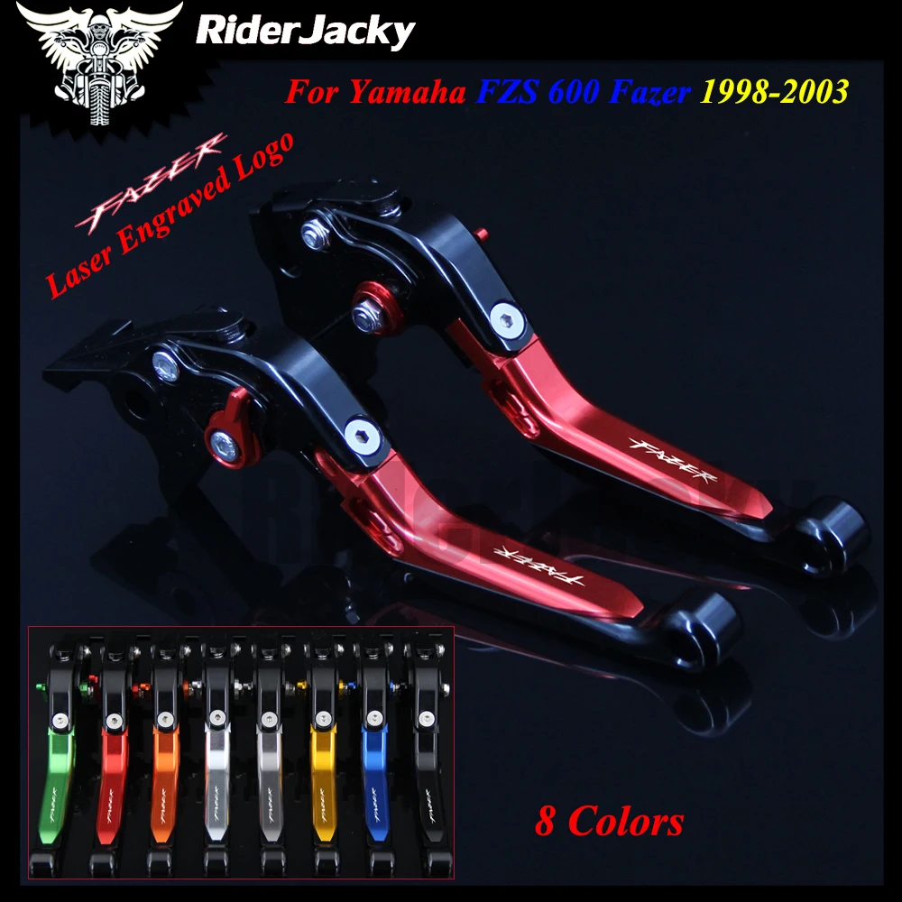 Для Yamaha FZS 600 FZS600 Fazer 1998 2003 1999 2000 2001 2002 красный + черный CNC аксессуары для мотоциклов