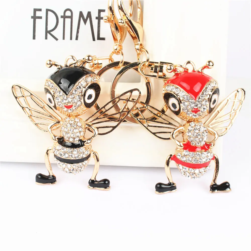 Bee Honeybee Pendant Charm Rhinestone Crystal Keyring Key Chain Accessories for Handbag Purse Wedding Party Friend Carkey Gift
Bee Honeybee Pendant Charm Rhinestone Crystal Keyring Key Chain Accessories for Handbag Purse Wedding Party Friend Carkey Gift