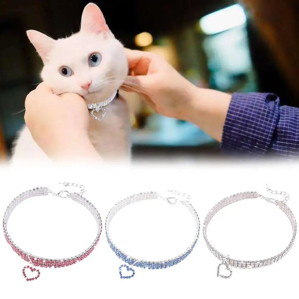 Pet Collar Cat Dog Necklace Cute Fashion For Small Dog Girl Wakeu Rhinestone Bling Collars With Bone Pendant Pet Necklace
Pet Collar Cat Dog Necklace Cute Fashion For Small Dog Girl Wakeu Rhinestone Bling Collars With Bone Pendant Pet Necklace