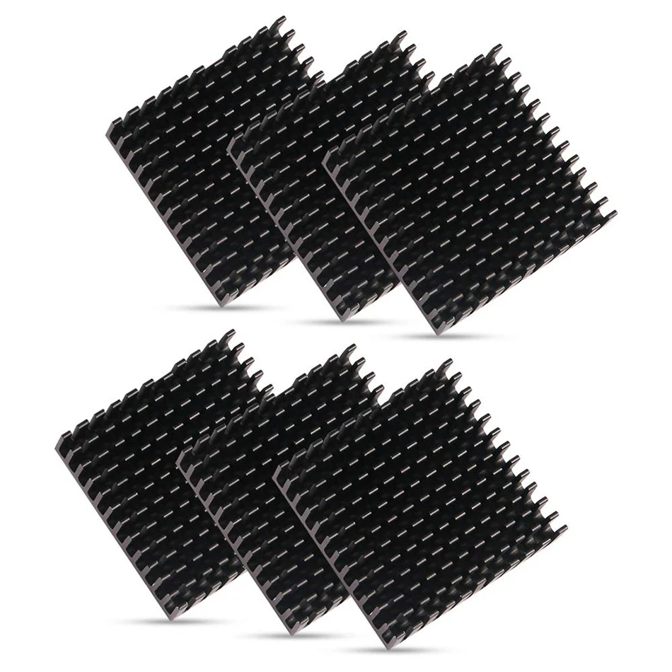 6Pcs 40mm Heatsink Cooler Cooling Heat Sink Radiator Chipset 40mmx40mmx11mm Aluminum Heatsink for Cooling 3D Printer
6Pcs 40mm Heatsink Cooler Cooling Heat Sink Radiator Chipset 40mmx40mmx11mm Aluminum Heatsink for Cooling 3D Printer