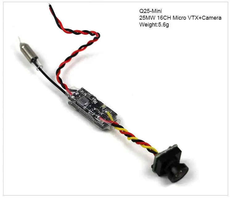 1 комплект KINGKONG Q25 5 8G 25mW 16CH микро AV передатчик с 600TVL FPV камерой для RC Квадрокоптер