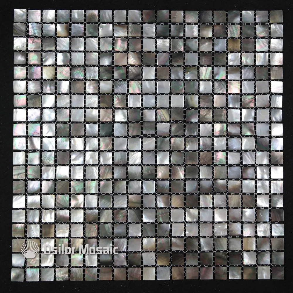 100% blacklip sea shell natural black color mother of pearl mosaic tile for interior house decoration chip size 15x15mm
100% blacklip sea shell natural black color mother of pearl mosaic tile for interior house decoration chip size 15x15mm