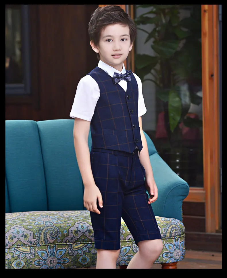 Lattice Boys suits for weddings Summer Kids Prom Suits Wedding Suits Kids Clothing Set Boy Formal Party Classic Costume 4pcs/set
Lattice Boys suits for weddings Summer Kids Prom Suits Wedding Suits Kids Clothing Set Boy Formal Party Classic Costume 4pcs/set