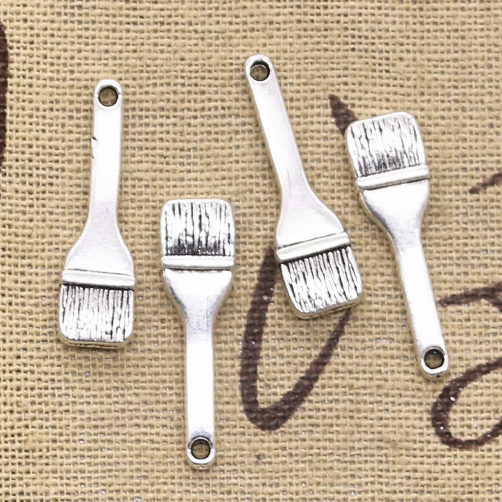 15pcs Charms Paint Brush 35x7mm Antique Making Pendant fit,Vintage Tibetan Silver color,DIY Handmade Jewelry
15pcs Charms Paint Brush 35x7mm Antique Making Pendant fit,Vintage Tibetan Silver color,DIY Handmade Jewelry