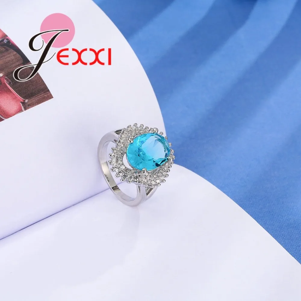 Light Blue Water Drop Crystal Zircon Rings 925 Sterling Silver Jewelry Wholesale Retail Ring for Women Accessories
Light Blue Water Drop Crystal Zircon Rings 925 Sterling Silver Jewelry Wholesale Retail Ring for Women Accessories