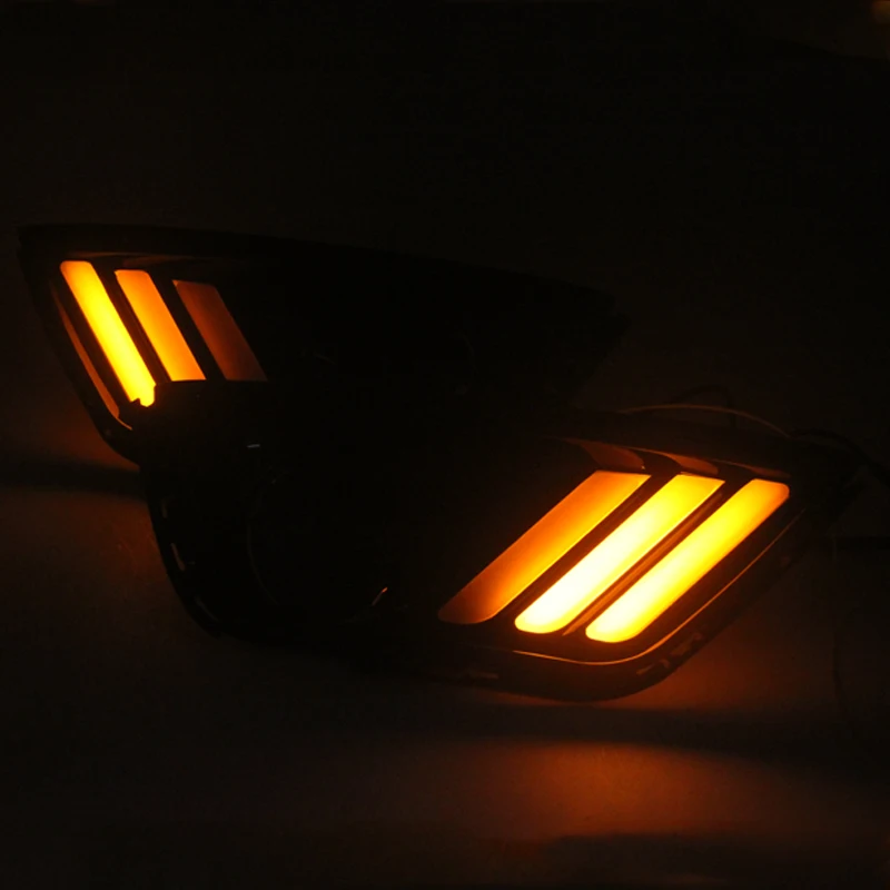 2Pcs/Pair Car LED Light DRL With Flowing Yellow Signal Function Relay Daytime Running Light Daylight For Jeep Compass 2016 2017
2Pcs/Pair Car LED Light DRL With Flowing Yellow Signal Function Relay Daytime Running Light Daylight For Jeep Compass 2016 2017
