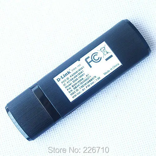 USB Wireless Dual Band AC 1000 USB Wi-Fi Network Adapter 300Mbps 802.11AC Card for D-Link DWA-180
USB Wireless Dual Band AC 1000 USB Wi-Fi Network Adapter 300Mbps 802.11AC Card for D-Link DWA-180