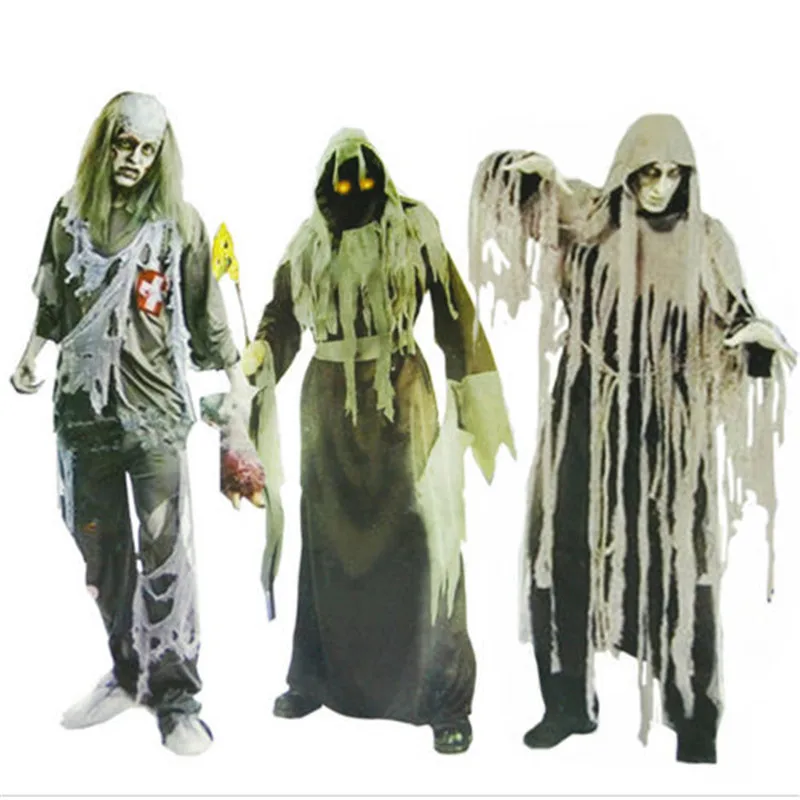 Adult Halloween Party Costumes Cosplay Ghost Horror Costumes Nightmare Zombie Costume Mummy Clothes Scary Halloween Costumes Hot
Adult Halloween Party Costumes Cosplay Ghost Horror Costumes Nightmare Zombie Costume Mummy Clothes Scary Halloween Costumes Hot