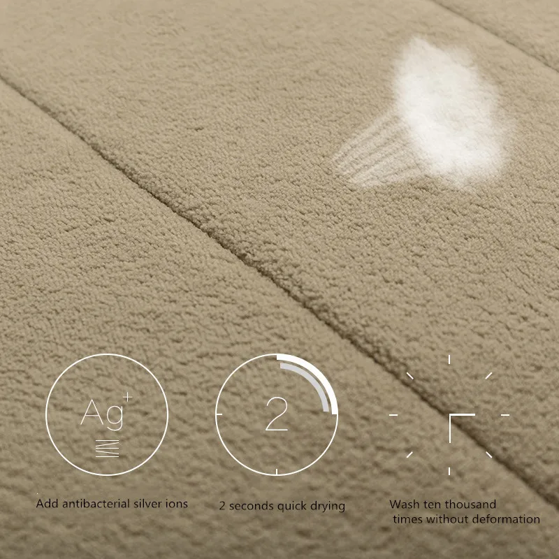 60*40cm Antibacterial Bath Mat Bathroom Carpet Water Absorption Rug Shaggy Memory Foam Bath Room Mat kitchen Floor quick drying
60*40cm Antibacterial Bath Mat Bathroom Carpet Water Absorption Rug Shaggy Memory Foam Bath Room Mat kitchen Floor quick drying