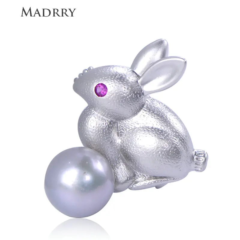 Madrry Lovely Vivid little Rabbit Shape Brooch Freshwater Pearls Meal Jewelry For Children Girls Coat Collar Pin Bag Accessories
Madrry Lovely Vivid little Rabbit Shape Brooch Freshwater Pearls Meal Jewelry For Children Girls Coat Collar Pin Bag Accessories