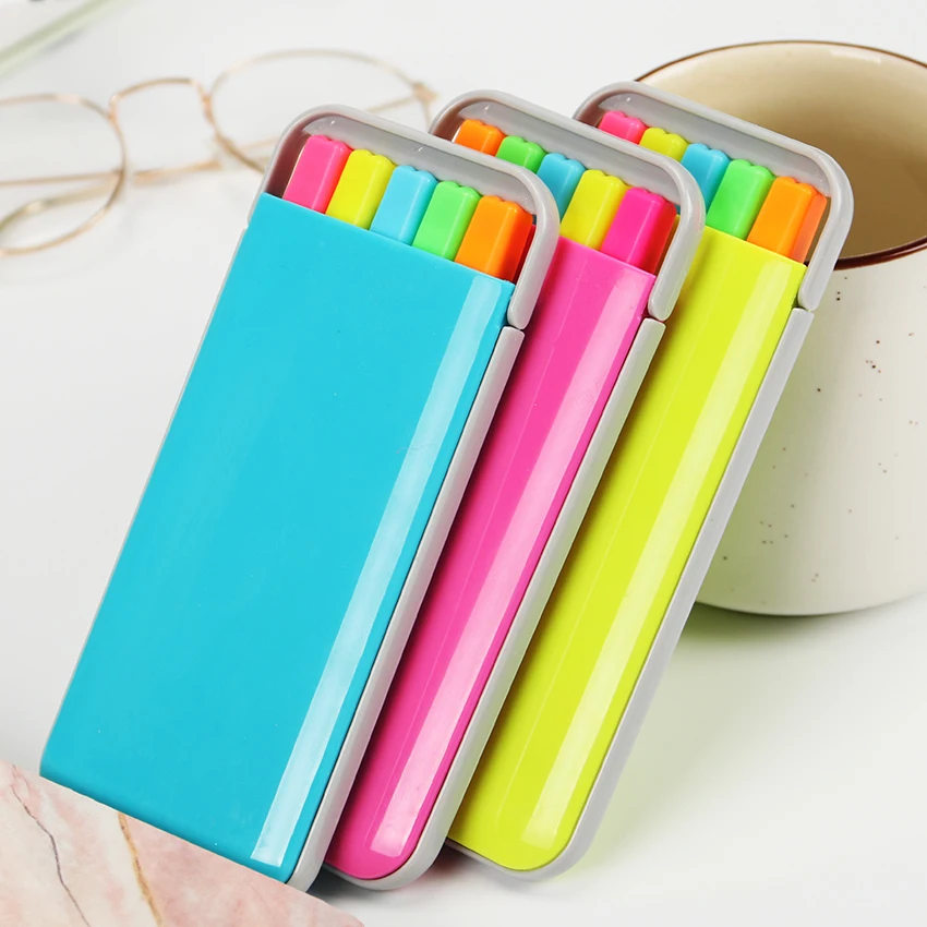 5PCS/pack Candy Colors Fluorescent Marker Pen Fragrance Highlighter Drawing Writing Watercolor Pen Stationery Set
5PCS/pack Candy Colors Fluorescent Marker Pen Fragrance Highlighter Drawing Writing Watercolor Pen Stationery Set