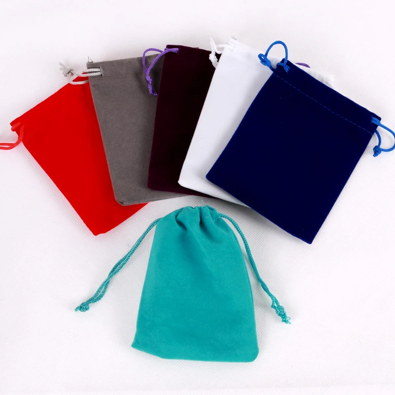 Wholesale 100pcs Velvet Bags Jewelry Pouches New 5X7CM White Velvet Soft Drawstring Bags for Ring Earring Lake Blue White Color
Wholesale 100pcs Velvet Bags Jewelry Pouches New 5X7CM White Velvet Soft Drawstring Bags for Ring Earring Lake Blue White Color