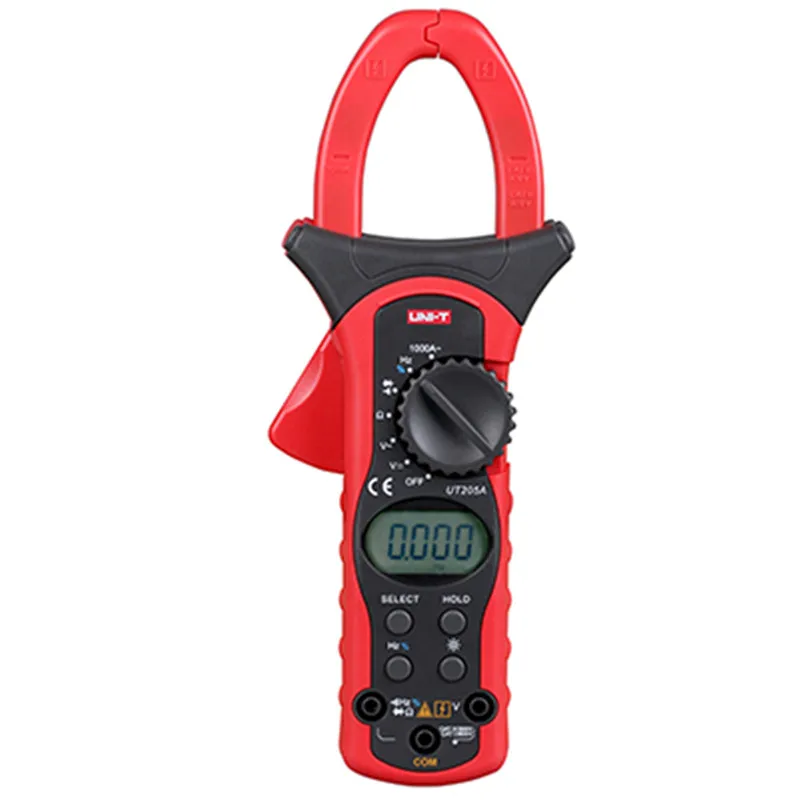 UNI-T Clamp meter UT205A ac current clamp meter 1000a voltage resistance frequency digital clamp multimeter mini clamp meter
UNI-T Clamp meter UT205A ac current clamp meter 1000a voltage resistance frequency digital clamp multimeter mini clamp meter