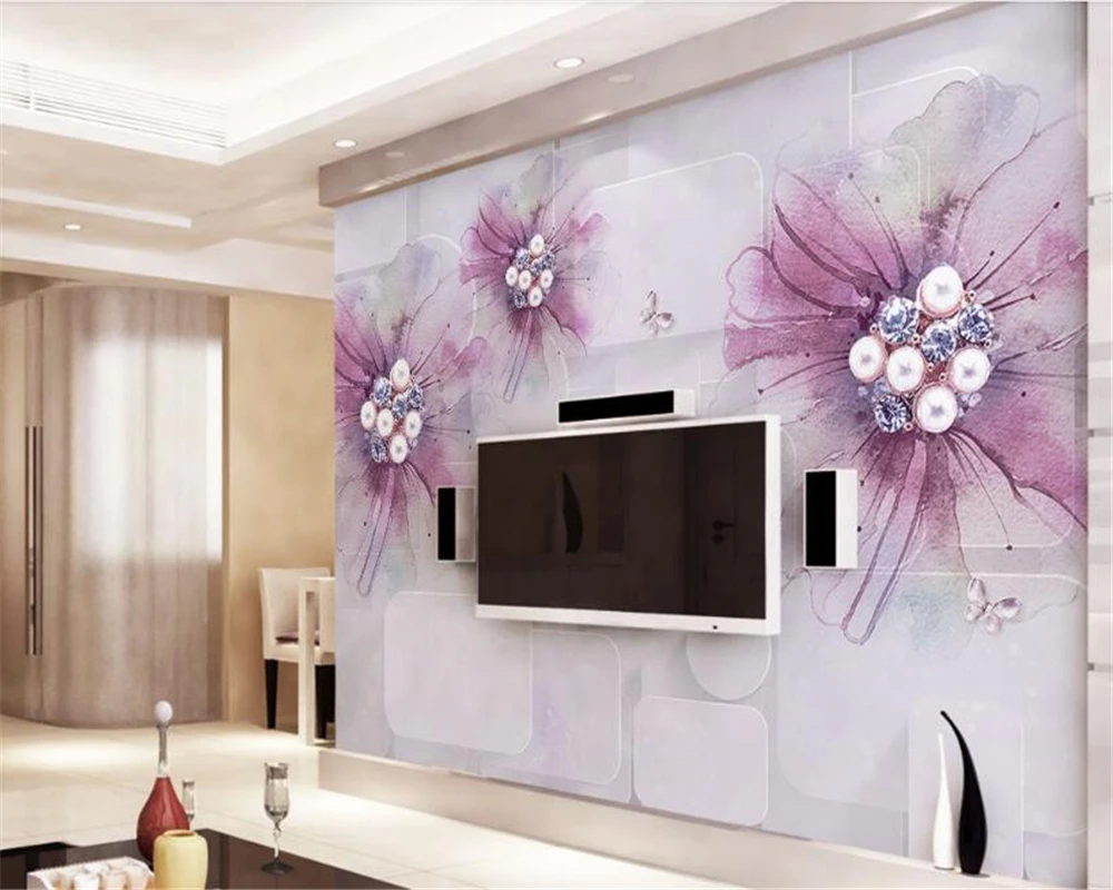 beibehang Customizable three-dimensional wall paper romantic modern three-dimensional jewelry flower background 3d wallpaper
beibehang Customizable three-dimensional wall paper romantic modern three-dimensional jewelry flower background 3d wallpaper