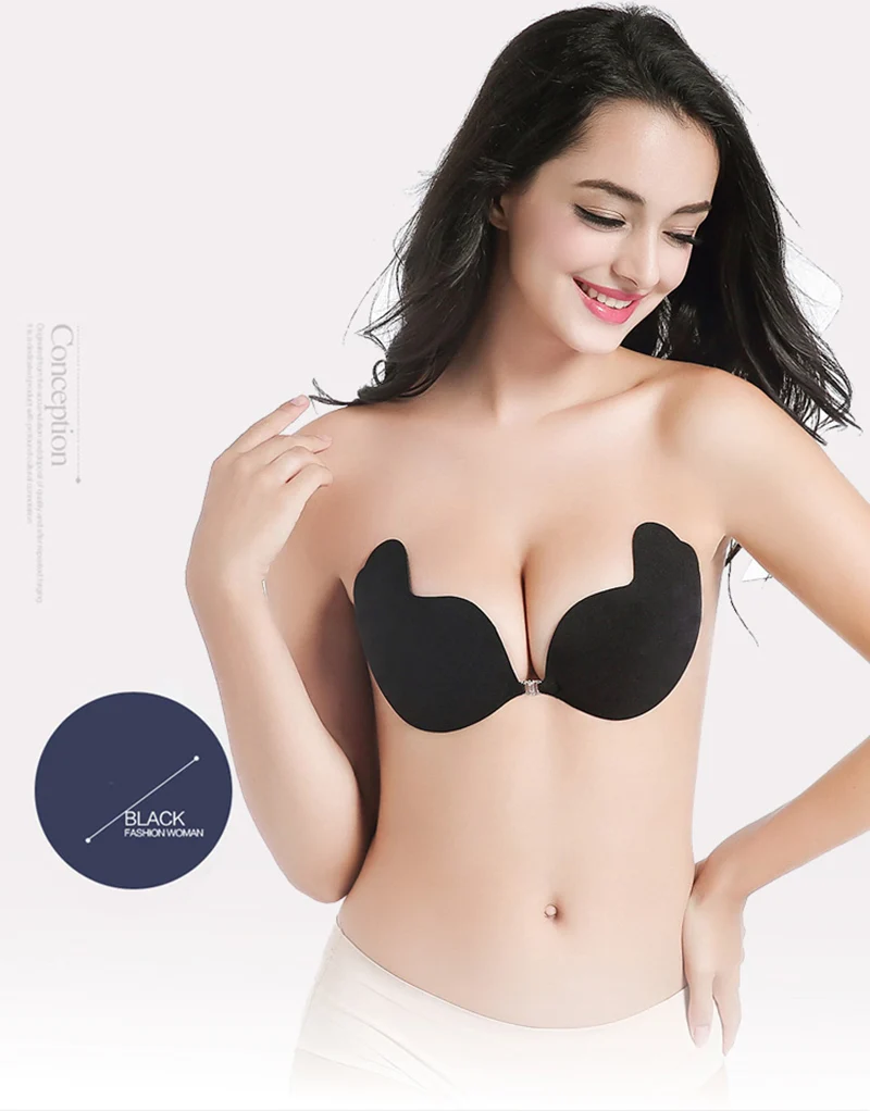 Adhesive Silicone Invisible Backless Push Up Wing Shape Bra Sticky Reusable Skin Friendly Comfortable Cup Bra
Adhesive Silicone Invisible Backless Push Up Wing Shape Bra Sticky Reusable Skin Friendly Comfortable Cup Bra