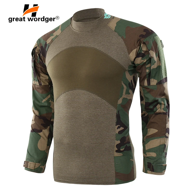 Men Army Tactical T shirt SWAT Soldiers Military Combat T-Shirt Long Sleeve Camouflage Hiking Shirts Paintball T Shirts
Men Army Tactical T shirt SWAT Soldiers Military Combat T-Shirt Long Sleeve Camouflage Hiking Shirts Paintball T Shirts