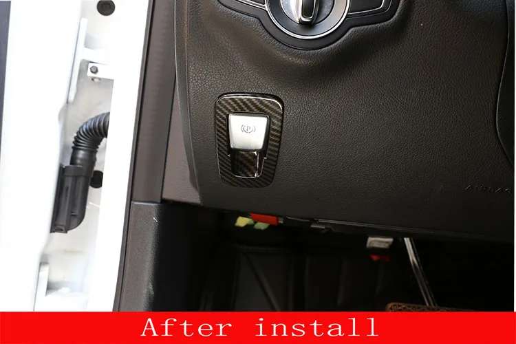 Carbon Fiber For Mercedes-Benz GLC C-Class W205 X253 E Class W213 2015-2018 ABS Chrome Electronic Handbrake Cover Trim
Carbon Fiber For Mercedes-Benz GLC C-Class W205 X253 E Class W213 2015-2018 ABS Chrome Electronic Handbrake Cover Trim