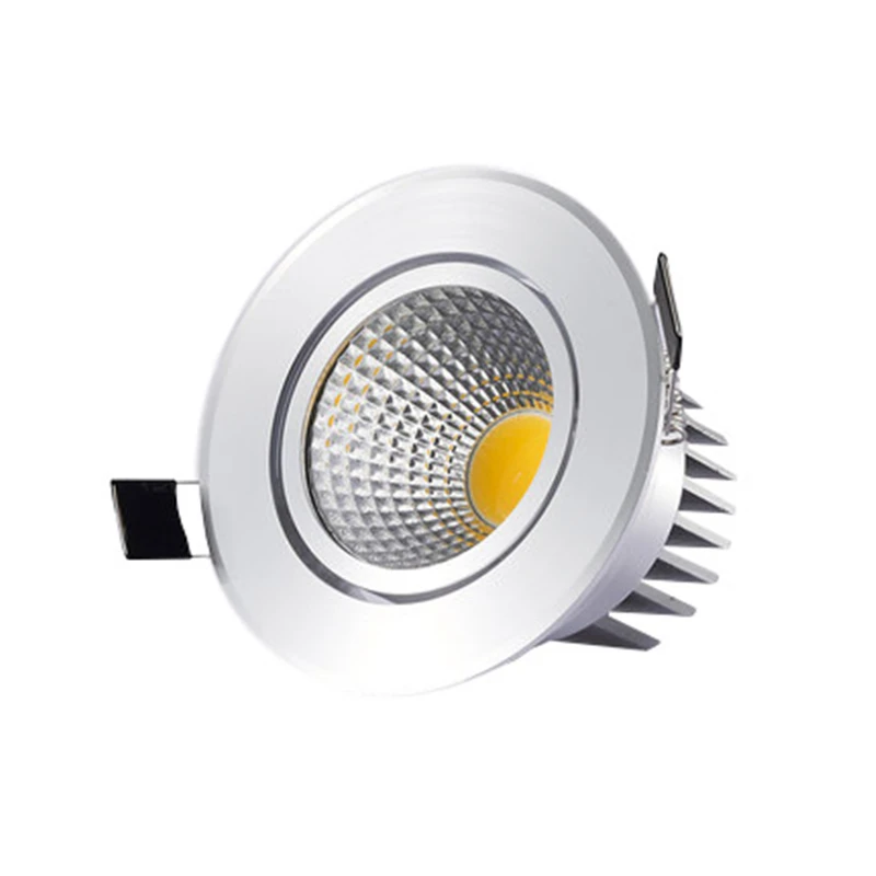 

10X Dimmable Led downlight light COB Ceiling Spot Light 5W/7W/9W/12W/15W AC85-265V ceiling recessed Lights Indoor Lighting