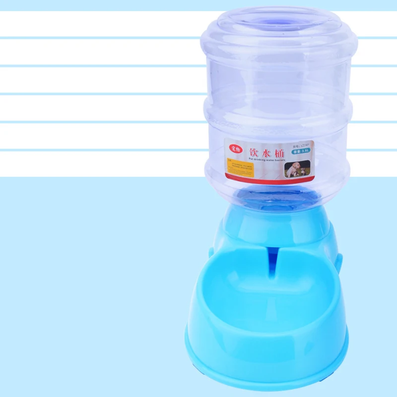 3.5L Plastic Pet Drinkers Cat Dog Automatic Feeder Drinking Animal Pet Food Container Water Bowl for Pets Dog Automatic Drinkers
3.5L Plastic Pet Drinkers Cat Dog Automatic Feeder Drinking Animal Pet Food Container Water Bowl for Pets Dog Automatic Drinkers