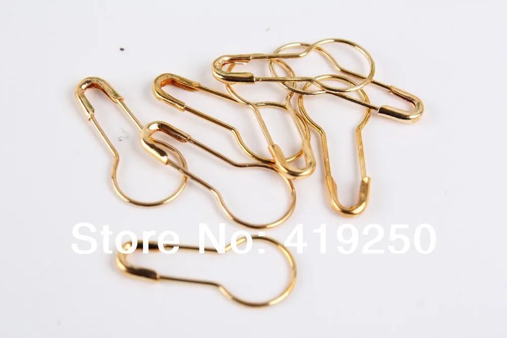 1000 pcs Pear Shaped golden copper metal safety pins brass safety pins length (20mm)
1000 pcs Pear Shaped golden copper metal safety pins brass safety pins length (20mm)