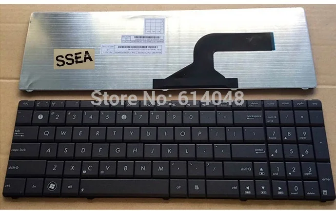 Клавиатура SSEA New US для Asus K53, K53E, X52, X52F, X52J, X52JR, X55, X55A, X55C, X55U, K73, K73B, черная клавиатура
Клавиатура SSEA New US для Asus K53, K53E, X52, X52F, X52J, X52JR, X55, X55A, X55C, X55U, K73, K73B, черная клавиатура