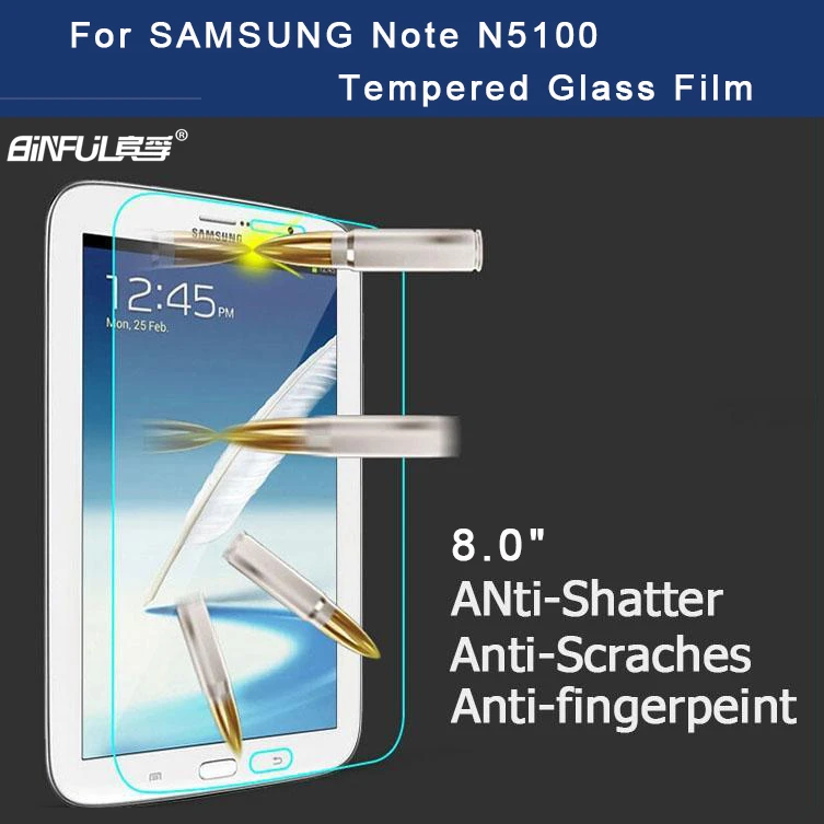 Премиум 9H 0 3 мм Защитная пленка для экрана Samsung Galaxy Note 8.0 N5100 N5110 Планшет Закаленное