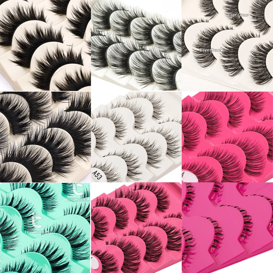 ICYCHEER 5 Pairs Natural False Eyelashes Fake Lashes Long Thick Makeup 3D Eyelashes Handmade Eyelash Extension Eye Lashes Beauty
ICYCHEER 5 Pairs Natural False Eyelashes Fake Lashes Long Thick Makeup 3D Eyelashes Handmade Eyelash Extension Eye Lashes Beauty