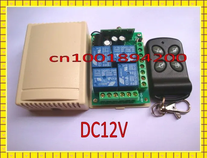 4 CH беспроводной переключатель DC12V беспроводной приемник и передатчик мгновенное переключение блокированный RF переключатель системы диста...
4 CH беспроводной переключатель DC12V беспроводной приемник и передатчик мгновенное переключение блокированный RF переключатель системы диста...