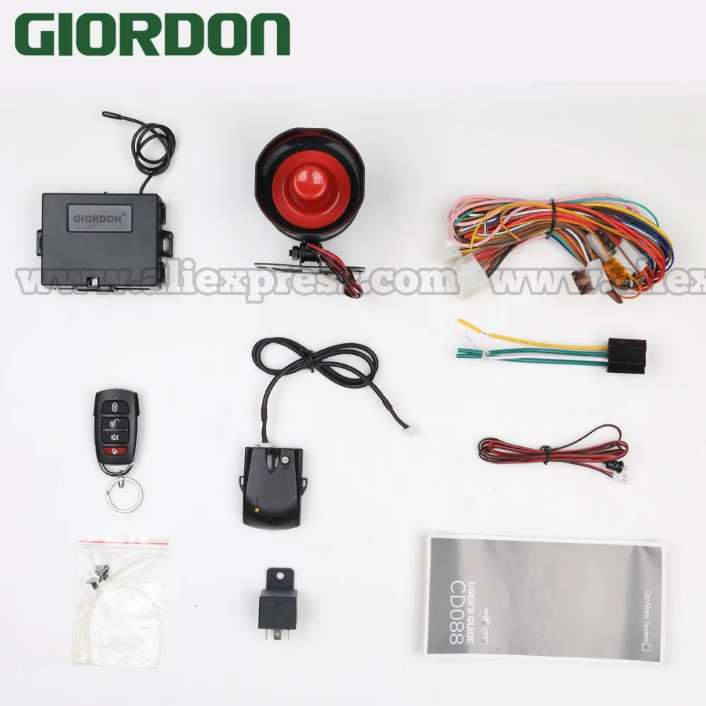 Universal Car Alarm Systems Auto Remote Central Kit Lock Vehicle Keyless Entry with Remote Control Siren Sensor
Universal Car Alarm Systems Auto Remote Central Kit Lock Vehicle Keyless Entry with Remote Control Siren Sensor