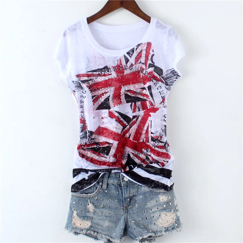 Vintage Print Short Sleeve T Shirt Women Thin Hot Drilling Tee Shirt Femme 2021 Summer Tops Soft Fashion Tshirt
Vintage Print Short Sleeve T Shirt Women Thin Hot Drilling Tee Shirt Femme 2021 Summer Tops Soft Fashion Tshirt
