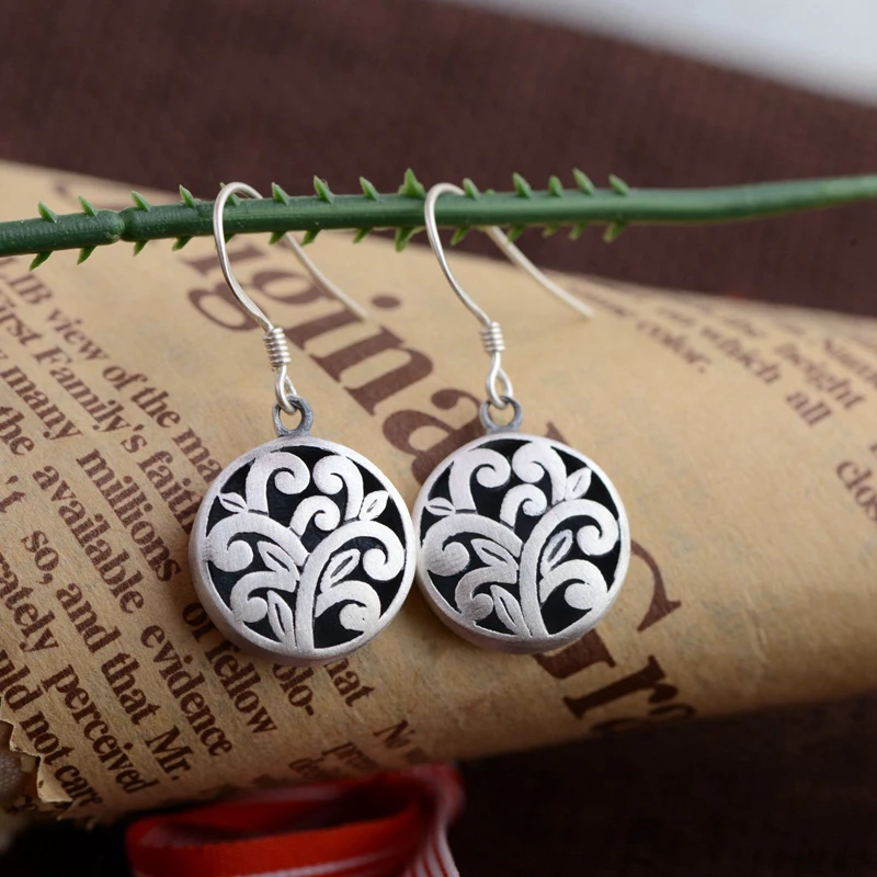 BESTLYBUY Real 925 Sterling Silver Drop Earrings for Women Lover Mother Party Gift Retro Earrings FREE SHIPPING
BESTLYBUY Real 925 Sterling Silver Drop Earrings for Women Lover Mother Party Gift Retro Earrings FREE SHIPPING