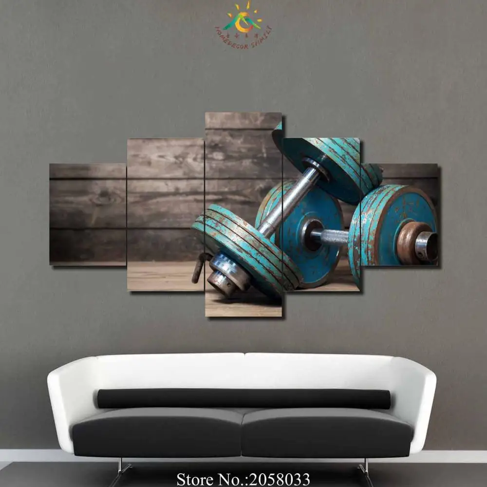 3-4-5 Pieces Dumbbells Fitness Bodybuilding Gym Modular Picture Modern Canvas Picture Art HD Printed Painting On Canvas
3-4-5 Pieces Dumbbells Fitness Bodybuilding Gym Modular Picture Modern Canvas Picture Art HD Printed Painting On Canvas