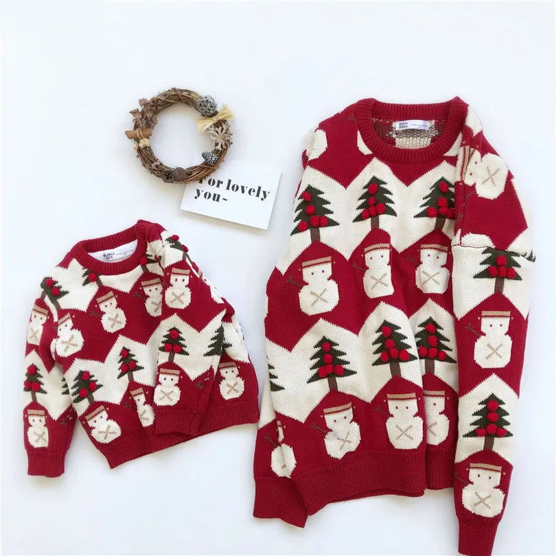Family Matching Christmas Sweater Family Look Mother And Daughter Clothes Kids Snowman Sweater Pullover Mommy And Me Clothes
Family Matching Christmas Sweater Family Look Mother And Daughter Clothes Kids Snowman Sweater Pullover Mommy And Me Clothes