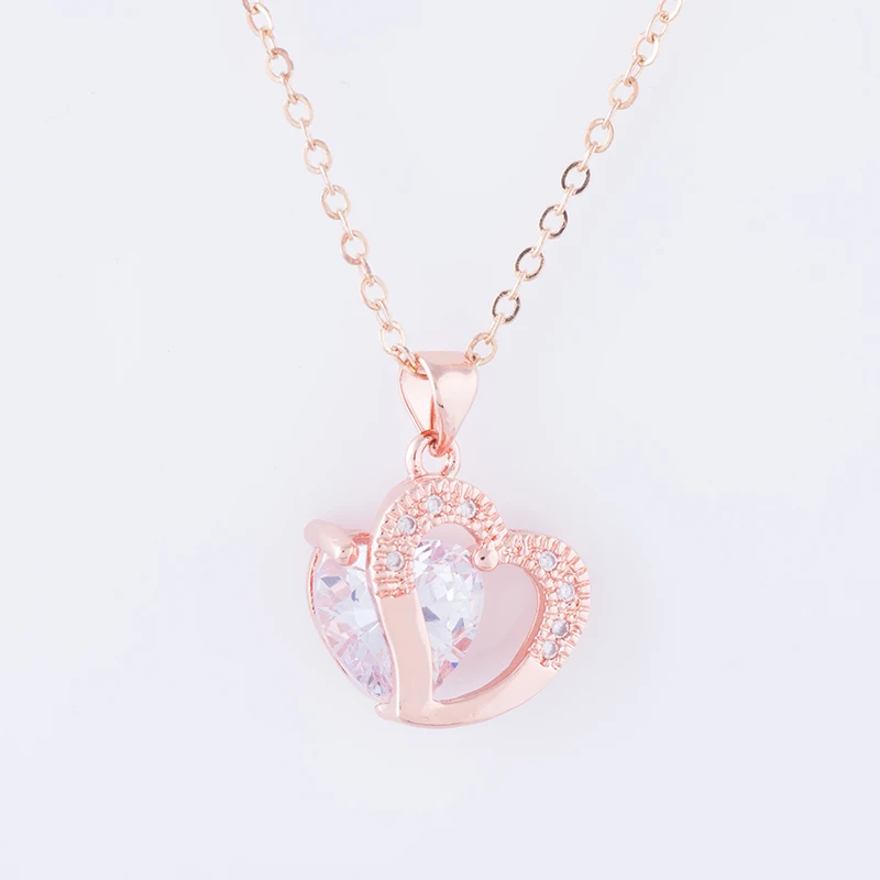 Hot Trendy Jewelry Bijoux Zircon Heart Charm Necklace Femme Handmade Copper Micro Pave Bead Women's Necklace Diy Collares Mujer
Hot Trendy Jewelry Bijoux Zircon Heart Charm Necklace Femme Handmade Copper Micro Pave Bead Women's Necklace Diy Collares Mujer