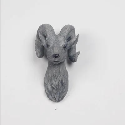 Home American retro hanging wall decor tau animal head sheep pendant deer head ornaments hair salon on the wall
Home American retro hanging wall decor tau animal head sheep pendant deer head ornaments hair salon on the wall