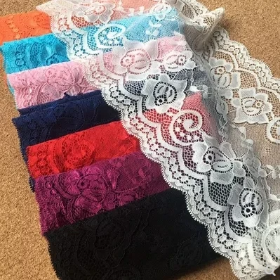 Wide 19CM exquisite bone line stretch lace accessories DIY apparel underwear panties skirt decoration material
Wide 19CM exquisite bone line stretch lace accessories DIY apparel underwear panties skirt decoration material
