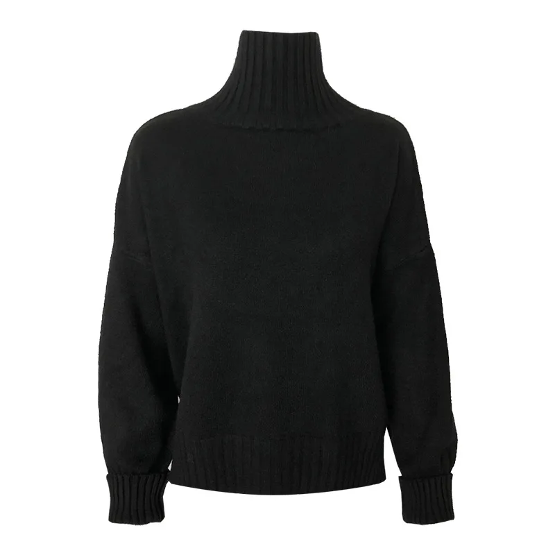 Autumn Winter New Fashion Women Warm Solid Sweaters Casual Full Sleeve High Collar Loose Pullovers Computer Knitted One Size
Autumn Winter New Fashion Women Warm Solid Sweaters Casual Full Sleeve High Collar Loose Pullovers Computer Knitted One Size